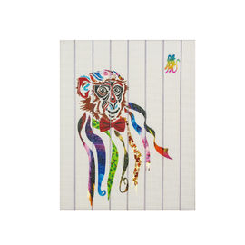 ลิงริบบิ้นภาพวาดภาพวาดราศีจีนสิบสองสัตว์สำหรับบ้าน / โรงแรม