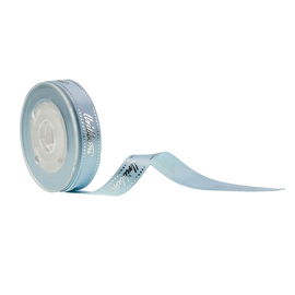 ของขวัญบรรจุภัณฑ์ริบบิ้นผ้าซาตินคู่หน้าทนทาน 13 มม. สีน้ำเงินซาตินริบบิ้น
