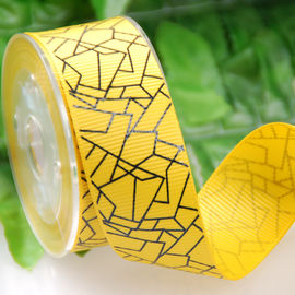 25 MM กำหนดเองหนึ่งสีหมึกพิมพ์สกรีนริบบิ้นสำหรับห่อของขวัญ