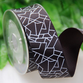 25 MM Luxury One Color Ink Screen Printing Ribbon สำหรับบรรจุภัณฑ์ของขวัญหรือของตกแต่ง