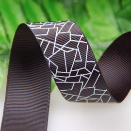 25 MM Luxury One Color Ink Screen Printing Ribbon สำหรับบรรจุภัณฑ์ของขวัญหรือของตกแต่ง