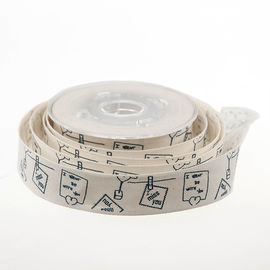 1 สีสกรีนลายริบบิ้นฝ้าย, กล่องช็อคโกแลตสีผ้าฝ้ายทอลายทแยงเทป