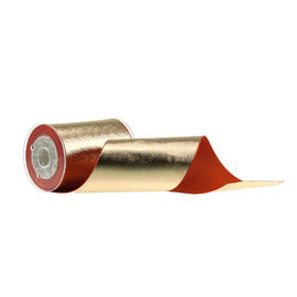 ฟอยล์สีทองเงาพิมพ์ G Rosgrain ริบบิ้นสำหรับเด็กผมโบว์ Diy อุปสรรค์ฟรี