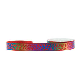 ริบบิ้นสีรุ้งส่วนบุคคลริบบิ้นโพลีเอสเตอร์ Grosgrain 13 มม