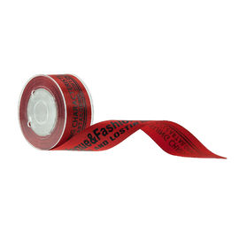 ยกตัวอักษรที่พิมพ์ Grosgrain Ribbon 22 มม. ความกว้างสีแดงความเสียหายสีฟรี