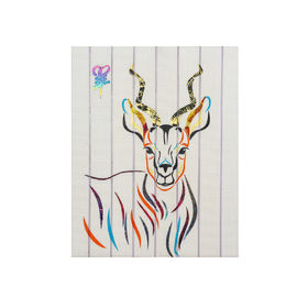 ความหนา 1 นิ้วภาพวาดริบบิ้นริบบิ้นแพะล้างทำความสะอาดได้สวมใส่ทนง่ายต่อการแขวน