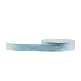 ของขวัญบรรจุภัณฑ์ริบบิ้นผ้าซาตินคู่หน้าทนทาน 13 มม. สีน้ำเงินซาตินริบบิ้น