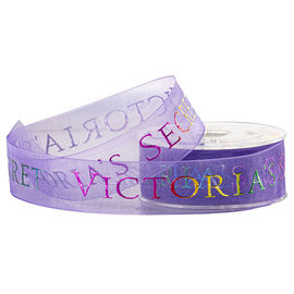 ริบบิ้น Organza แสงสีม่วงของ Victoria Secret Secret
