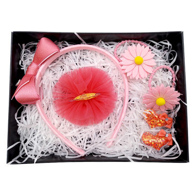 Headbands ลูกไม้ดอกทานตะวันโบว์ 6 นิ้วสาวอุปกรณ์ผมตั้ง