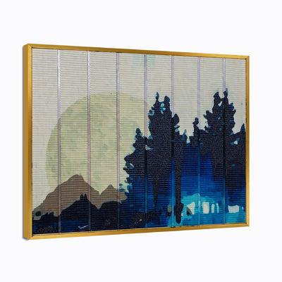 Home Decor Night Scene Ribbon ภาพวาดนามธรรม